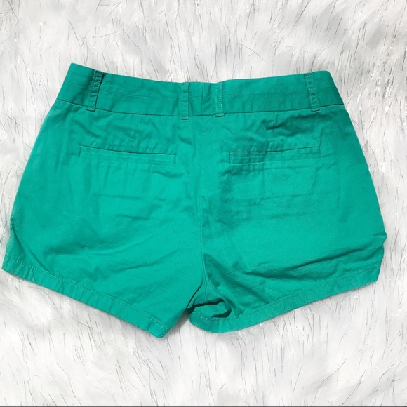 J. Crew Factory Broken In Green Chino Shorts - Picture 3 of 3